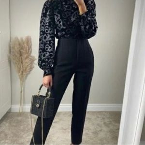 ZARA High Waisted Pants -ZARA Medium Size